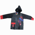 Boy's Black Plastic Raincoat