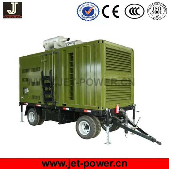 Super silent movable 100kw to 600kw electric diesel generators