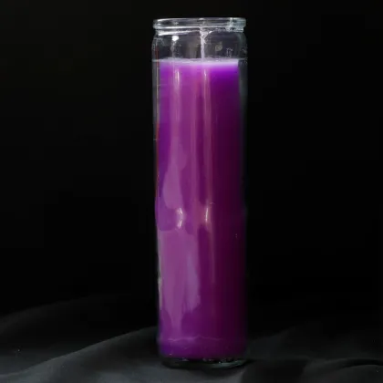Paraffin Wax Candles Clear Glass 7 Day Candles