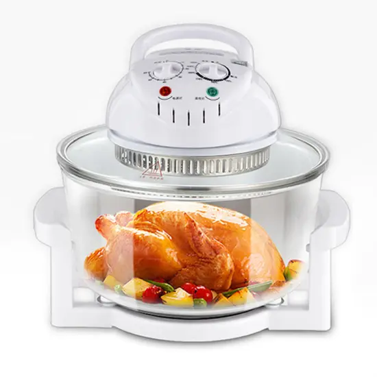 3in1 12l Mini Portable Glass Electric Microwave Pizza Deep Convection Air Fryer Oven