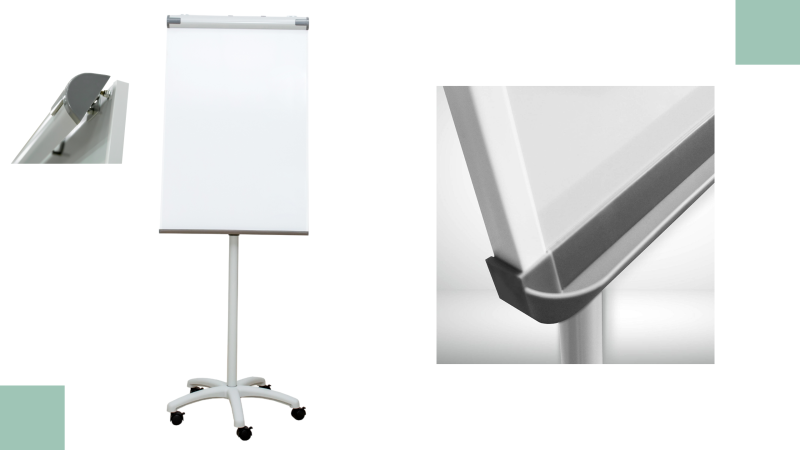 easel whiteboard on wheels