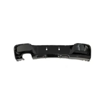 Gloss Black Rear Diffuser Single Outlet Dual Hole M-Performance Style For BMW F20 M-Tech