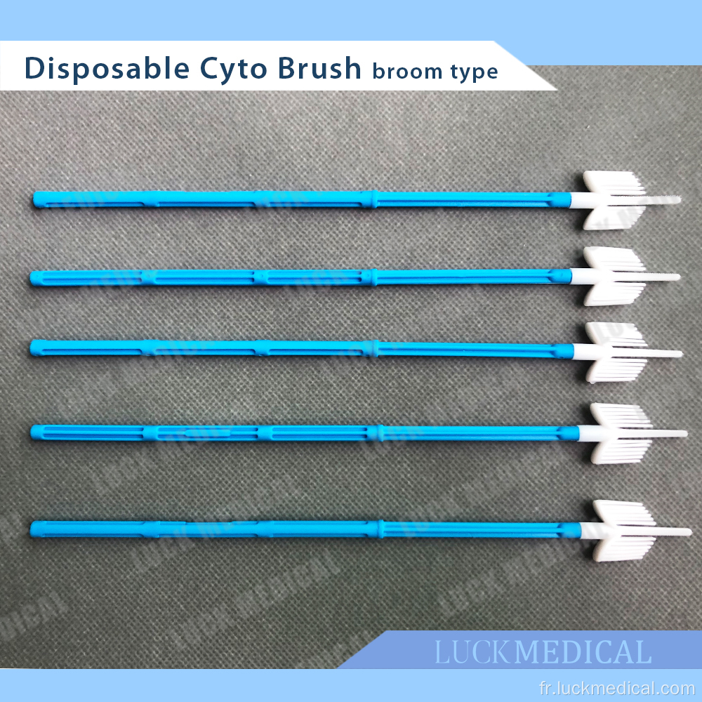 Disposable Cyto Brush Broom Style Broom Forme