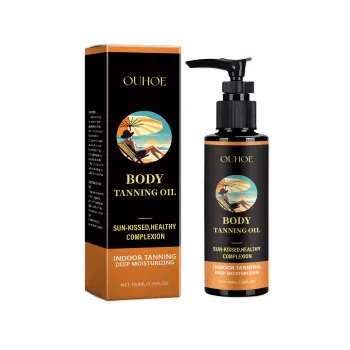 OUHOE Vegan Vitamin C Liquid Gently Moisturizing Tanning Oil for Face - OEM Supply