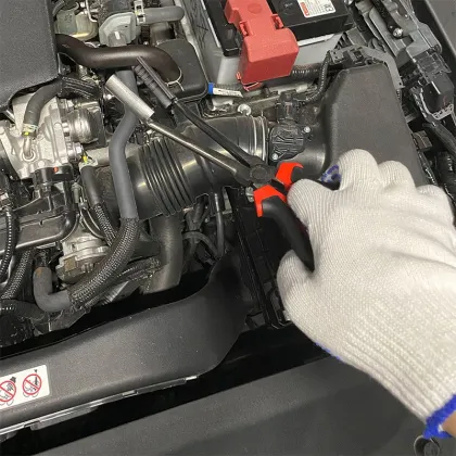 Car High Voltage Wire Clamp: Spark Plug Wire Removal Pliers Tool" 

However, for better search engine optimization, you might consider:
"Spark Plug Wire Removal Tool - Car High Voltage Wire Clamp Pliers