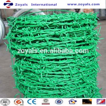 Anping Factory Hot Sales PVC coated Barbed Wire