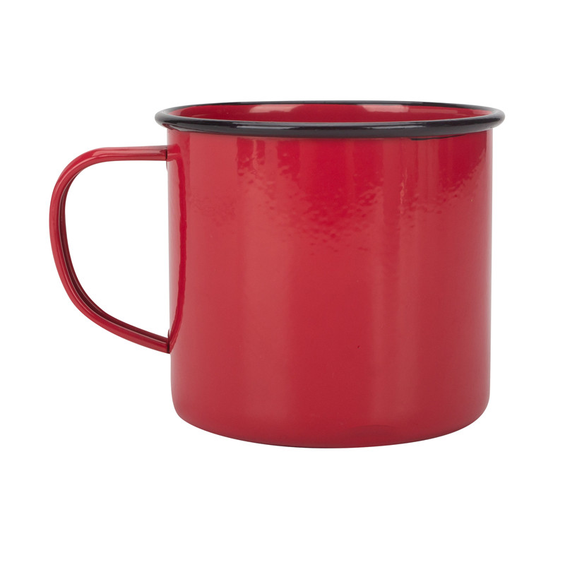 Red Enamel Coffee Mug Red Enamel Coffee Mug