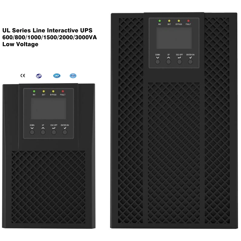 Single Line Ups UL Series Line Interactive UPS 600/800/1000/1500/2000/3000VA China ...