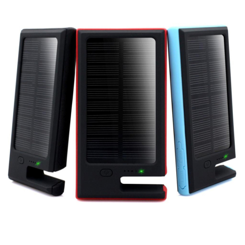 شاحن للطاقة الشمسية المحمولة 12000mah بنك الطاقة الشمسية المزدوج USB شاحن بطارية لوحة للطاقة الشمسية