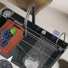 Artisan-Crapted Waterfall Sink Piano Key Digital Ratidziro