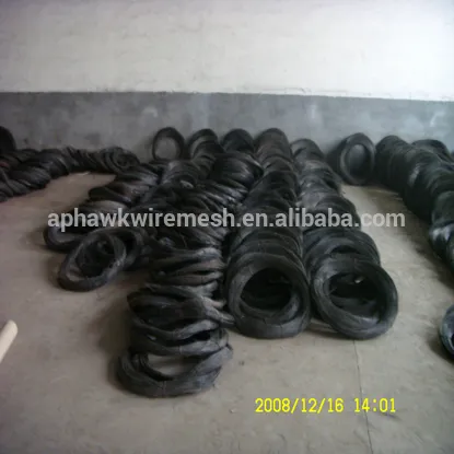 16 18 BWG SOFT ANNEALED BLACK BINDING IRON WIRE ISO 9001