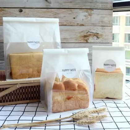 Kraft Tin-Tie Bakery Window Storage Bag