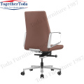 Classic Middle Back Leather Office Chair For Office