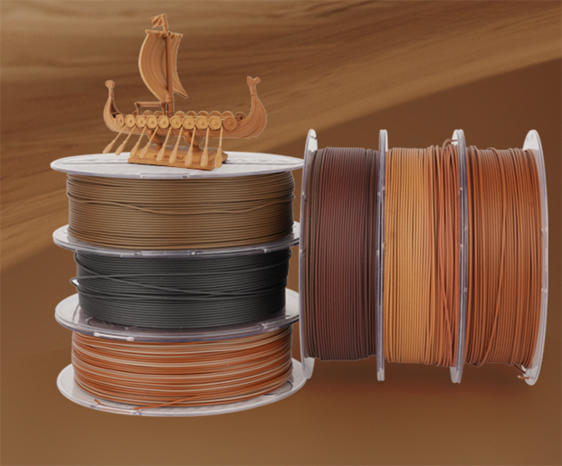 Wood Texture Filament Pla 1kg