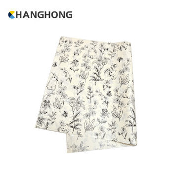 Floral Rabbit Sketch Wrap Paper