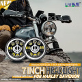Auto 7 Inch Round Lighting Motorcycle Led Headlights