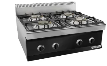 Stainless Steel Built in Gas Hob 4 Burners Lotus Flame Kitchen Gas Cooking Hob Cooking Stove