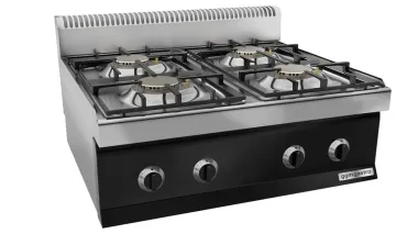 Stainless Steel Built in Gas Hob 4 Burners Lotus Flame Kitchen Gas Cooking Hob Cooking Stove