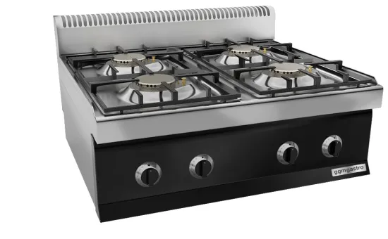 Stainless Steel Built in Gas Hob 4 Burners Lotus Flame Kitchen Gas Cooking Hob Cooking Stove