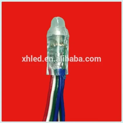 Outdoor waterproof IP67 led pixel light 9mm 12mm rgb pixel led , rgb led pixel