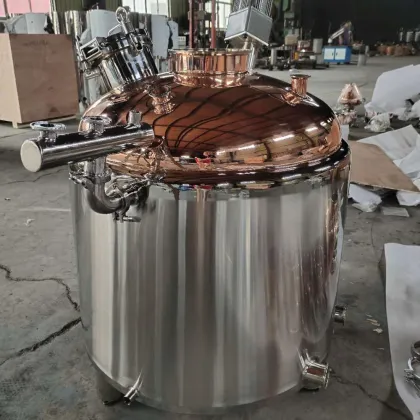 Copper/Stainless Steel Glass Pot Alembic Distillation Equipment - 13Gallon & 26Gallon