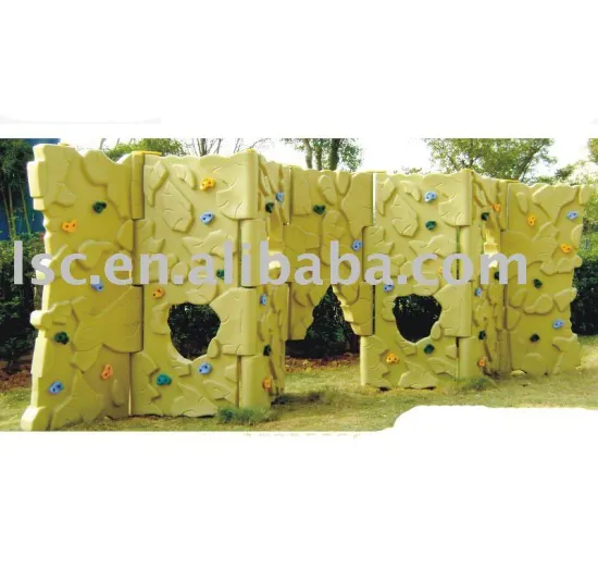 rotating plastic climbing wall