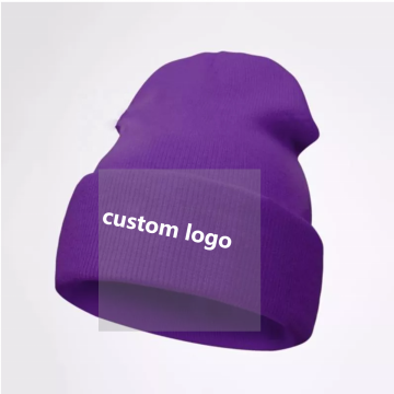 High Quality Custom Logo Acrylic Winter Beanie Manufacturer