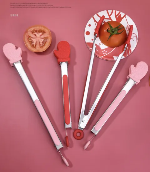 Wholesale 7/9/12 Inch Christmas Tree Silicone Food Clips & Multi Purpose Food Tongs: Essential Kitchen Gadgets