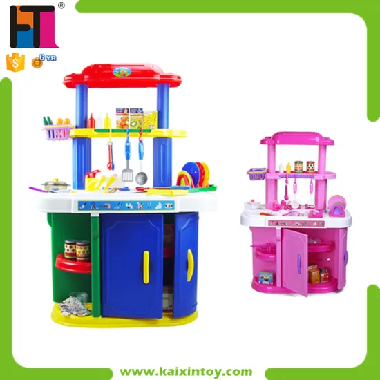 Deluxe Cooking Play Toy Set Plastic Kids Kitchen Set