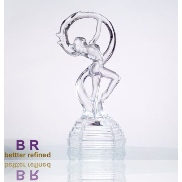 Crystal Dancer Girl voor huisdecoratie