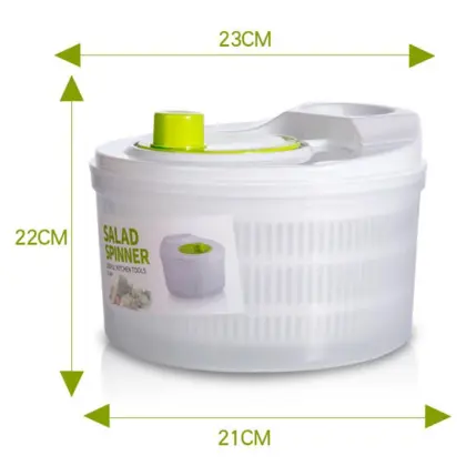 Professional Plastic Big Salad Spinach Leaf Dryer Lettuce VEG Drainer Seasoning Grass Water Dropshipping Specialty Tools
