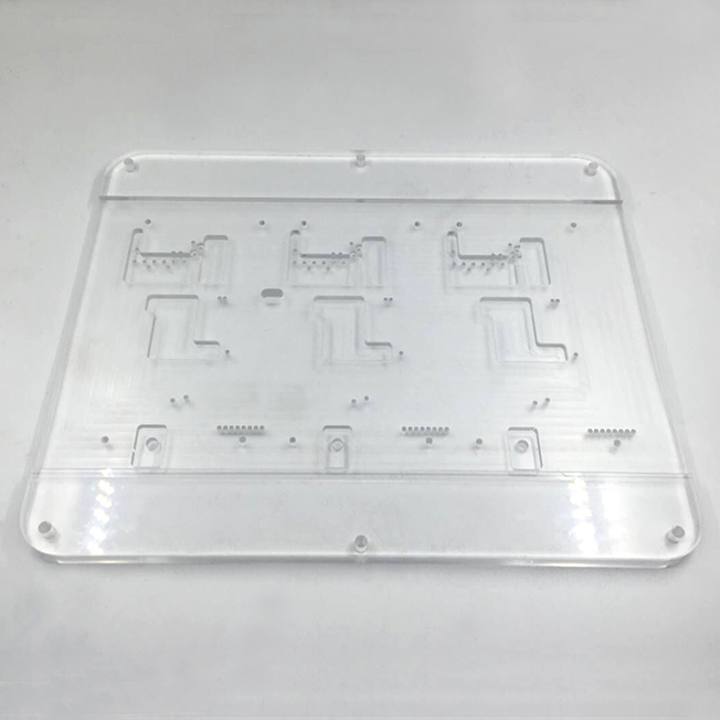 Hoja de acrílico que trabaja a máquina del CNC de encargo