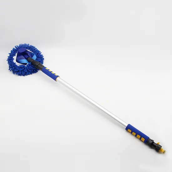 Professional Cleaning Tools: Long Handle Car Wash Brush, Mop, Chenille Broom, Microfiber Brush for Efficient Window and Surface Cleaning