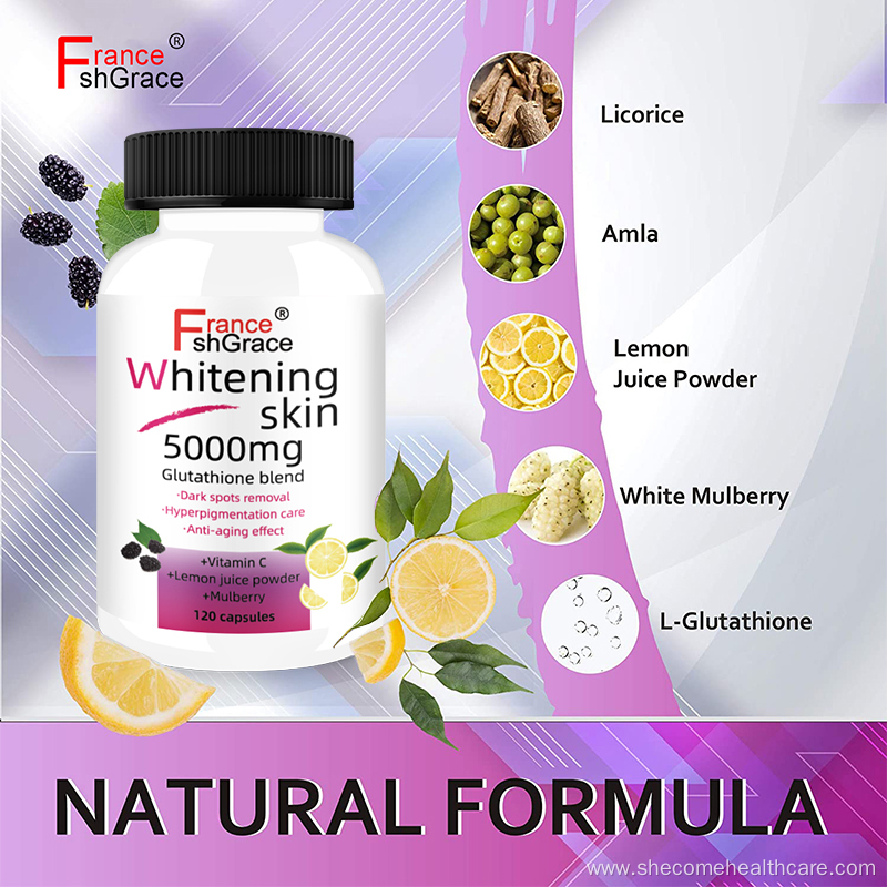 Skin Whitening Capsules Skin Whitening Glutathione Capsules