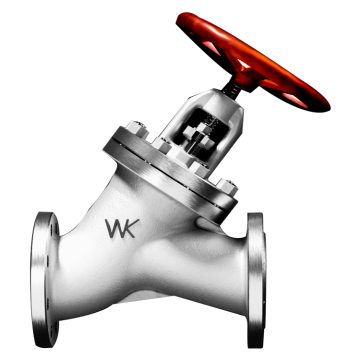 مزورة شفة نهاية Y-type Titanium Alloy Globe Valve