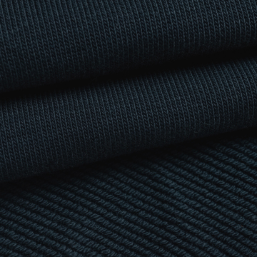 CVC Cotton Blended Twill Terry Fabric for Coats and Hoodies - Heavyweight Moisture-Absorbent Soft Cotton Polyester Blend