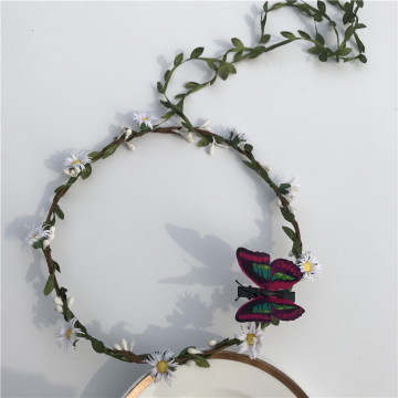 Hochzeitskränze im böhmischen Stil und Rattan Haarzubehör