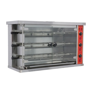 Electric Rotisserie Chicken Grill Machine: Automatic Coal and Gas Options