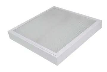 T5 / T8 Prismatic Fluorescent Lights , Ip40 300x620x80mm Square Light