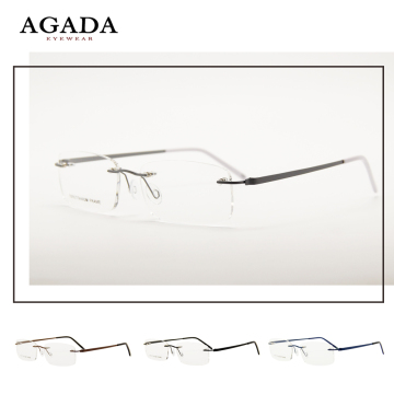 Wholesale High Quality Logo Print Titanium Optical Frame