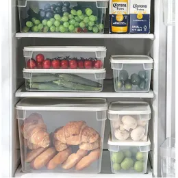 6-PiFood Containers Plastic box Kitchen Storage Box