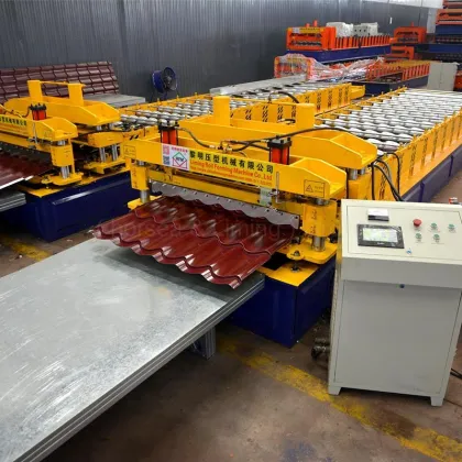 quality assurance steel k profile russian glazed arch sheet making forming tile machine