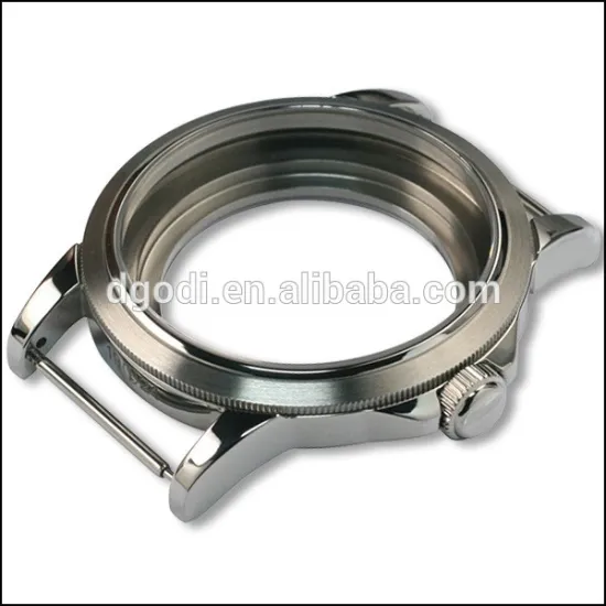 Custom high precision titanium/steel/plastic watch case