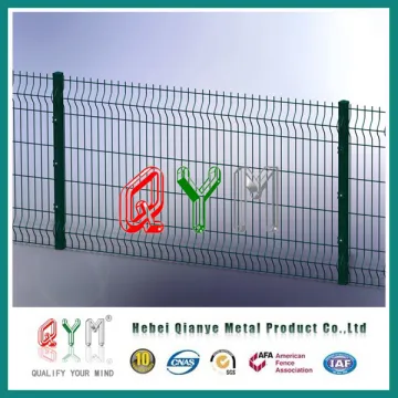 PVC Coated Welded Wire Mesh Highway Fence /Railway Mesh Fence
