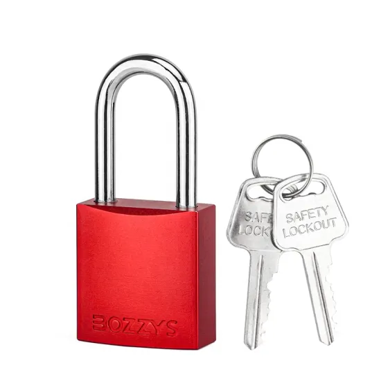 Waterproof Industrial Steel Shackle Padlock with Anodized Aluminum and Master Key Retention