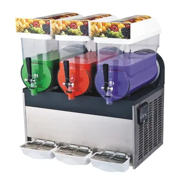Triple Tanks Slush Maker: Frozen Beverage Making Machine