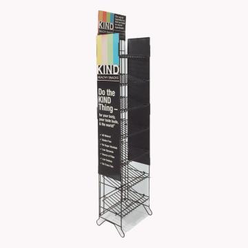 Metallo con rack fmcg personalizzato