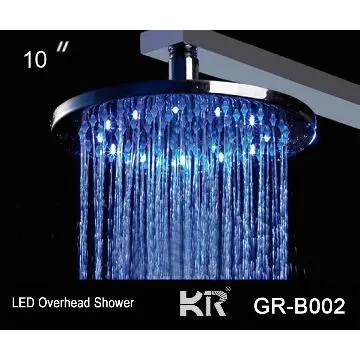 household head shower led overhead showers