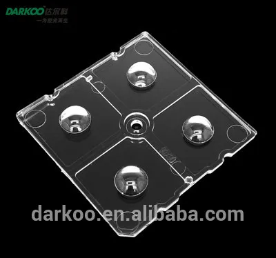 Newest four lens in one bulkhead lamp lens DK5050-4H1-90X90