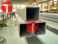 Tubo ERW / acciaio al carbonio senza saldatura quadrato / rettangolare